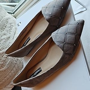 Karl Lagerfeld Paris Nala Flat Leather Shoes~Size 10M Gently Used